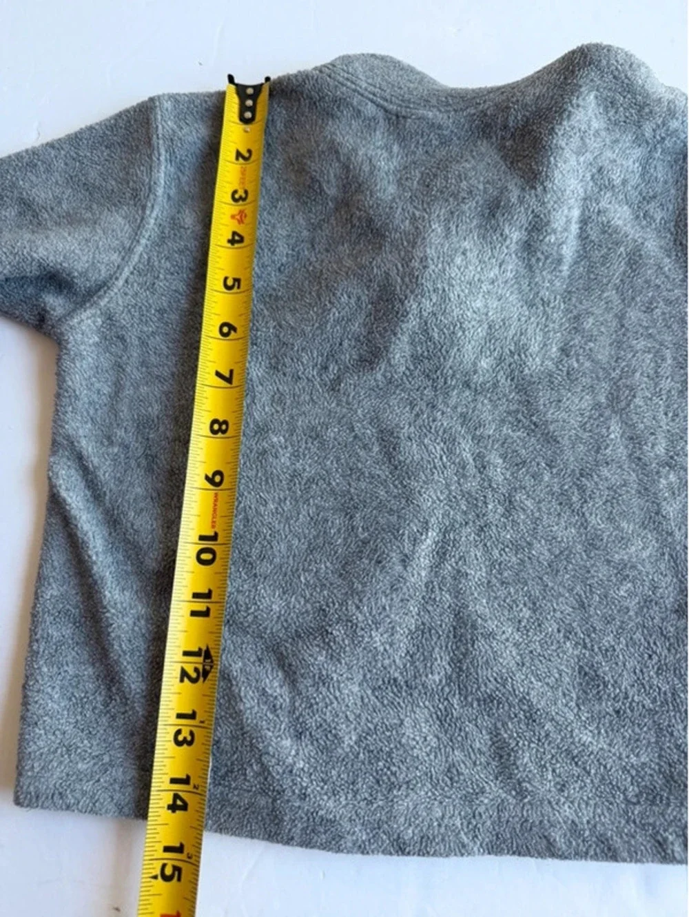 Vintage Y2K Old Navy Toddler Grey Fleece Quarter-Zip Pullover 2T